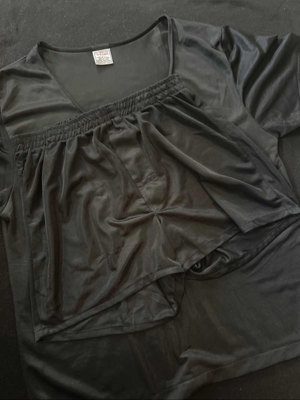 Men's Black Undershirt and Boxer Brief Set - Classic Comfort